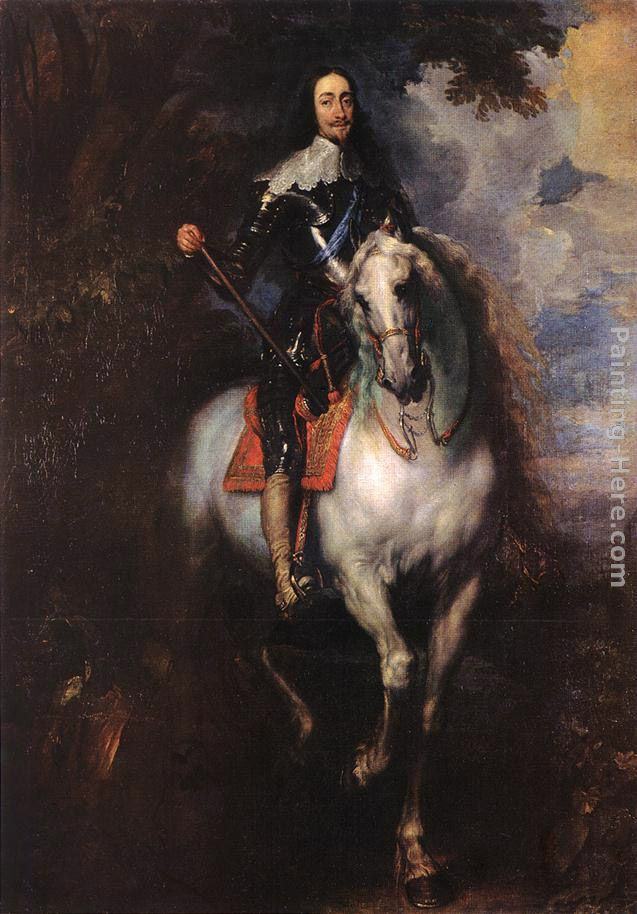 Sir Antony van Dyck Equestrian Portrait of Charles I, King of England